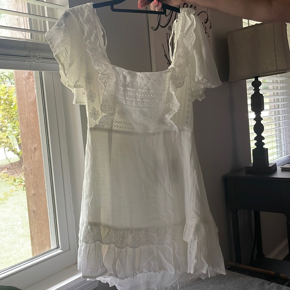 White boutique dress